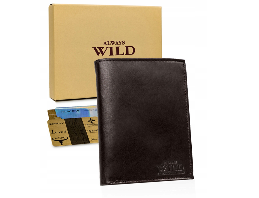 Гаманець чоловічий  Always Wild N4-SCR/3100 Brown